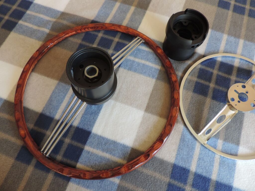 Refurbished Alpine / Tiger Wooden Steering Wheel • Alpine Innovations