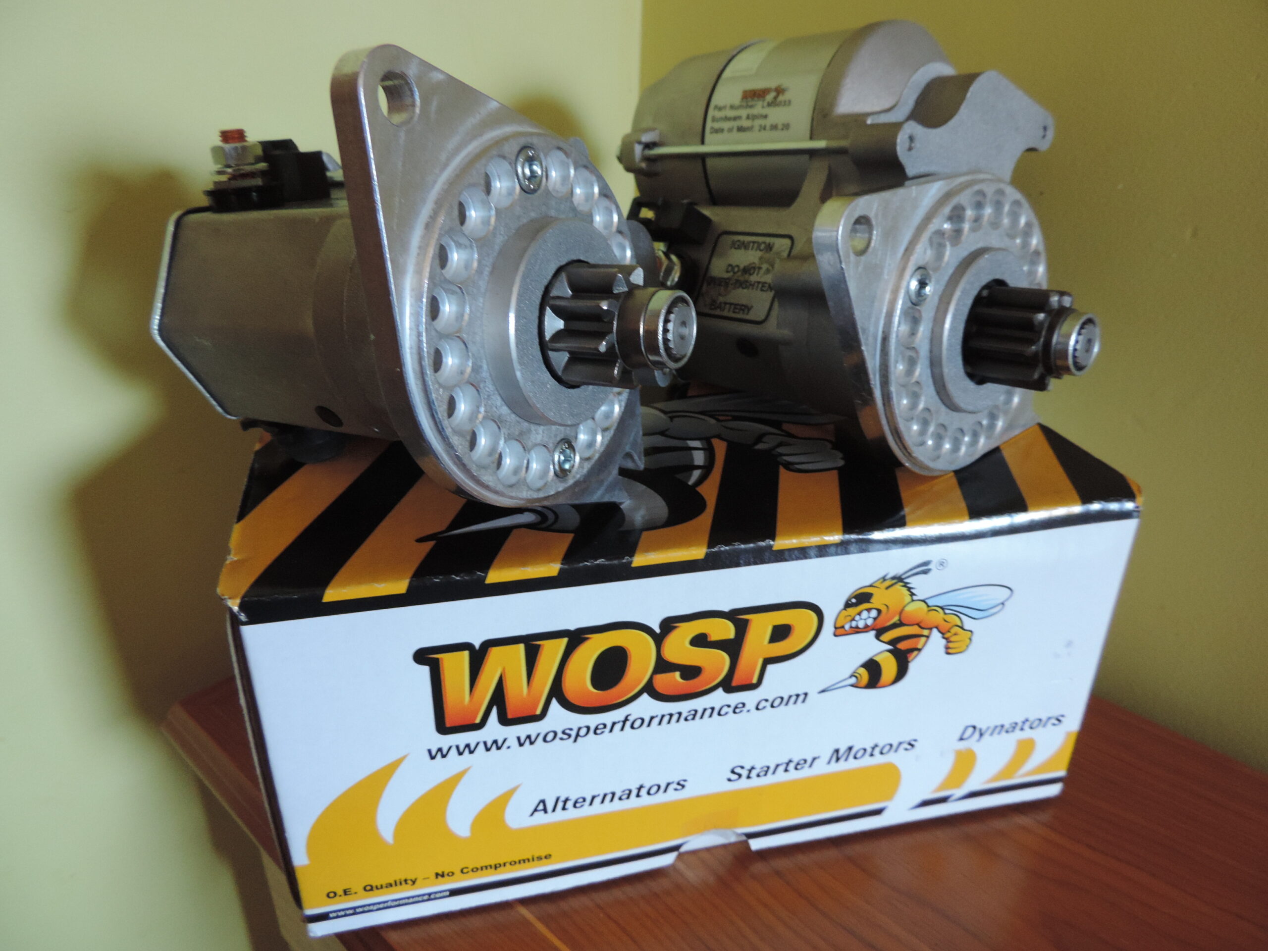 WOSP Starter Motors, Alternators, Dynators